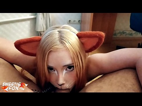 ❤️ Kitsunek zakila irentsi eta esperma ahoan ❤️ Pornografia gogorra gugan ❤